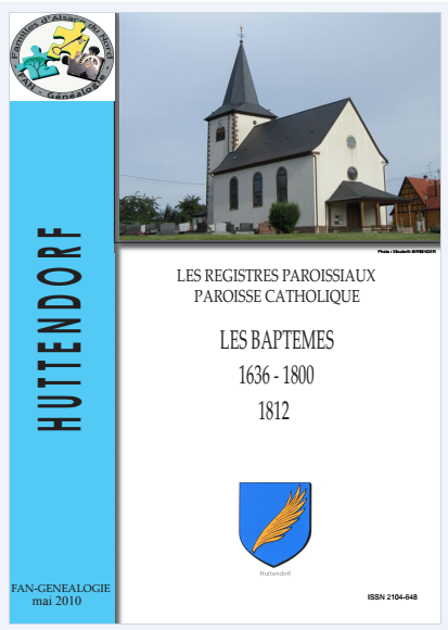 HUTTENDORF - BAPTEMES