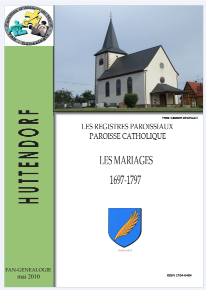 HUTTENDORF - MARIAGES