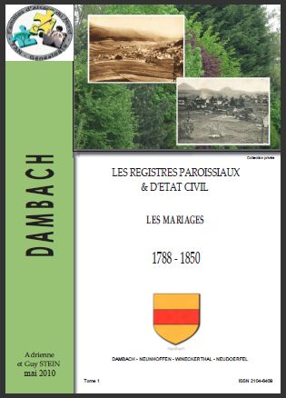 DAMBACH - MARIAGES