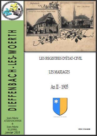 DIEFFENBACH MARIAGES