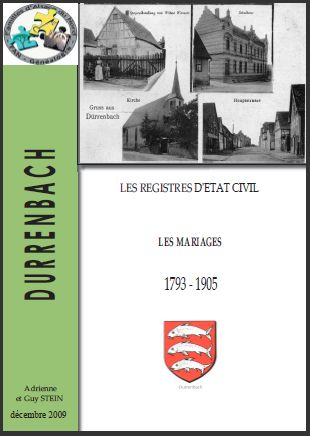 DURRENBACH MARIAGES