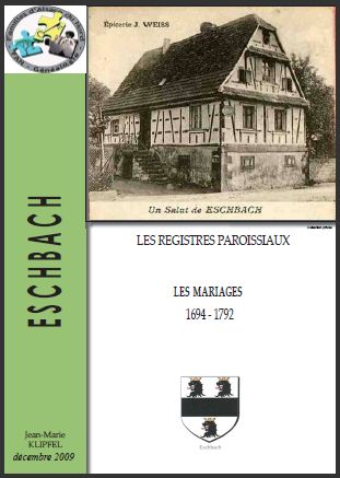 ESCHBACH - Mariages