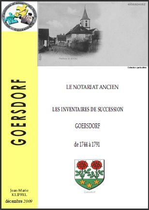 GOERSDORF - NOTARIAT