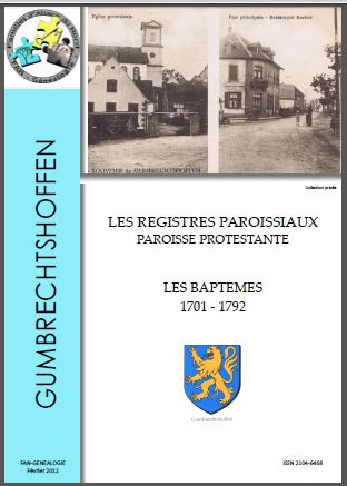 GUMBRECHTSHOFFEN - BAPTEMES