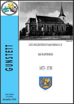 GUNSTETT - BAPTEMES
