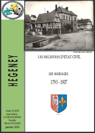 HEGENEY - Mariages