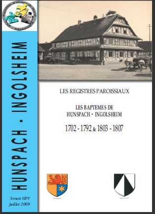 HUNSPACH - INGOLSHEIM - BAPTEMES