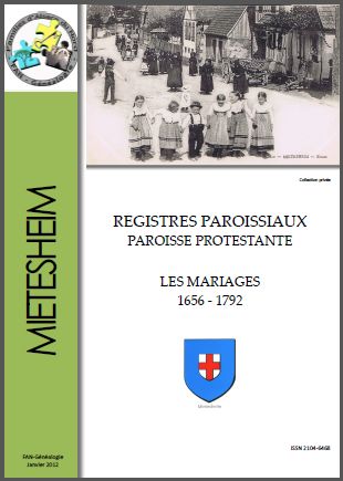 MIESTESHIM - MARIAGES